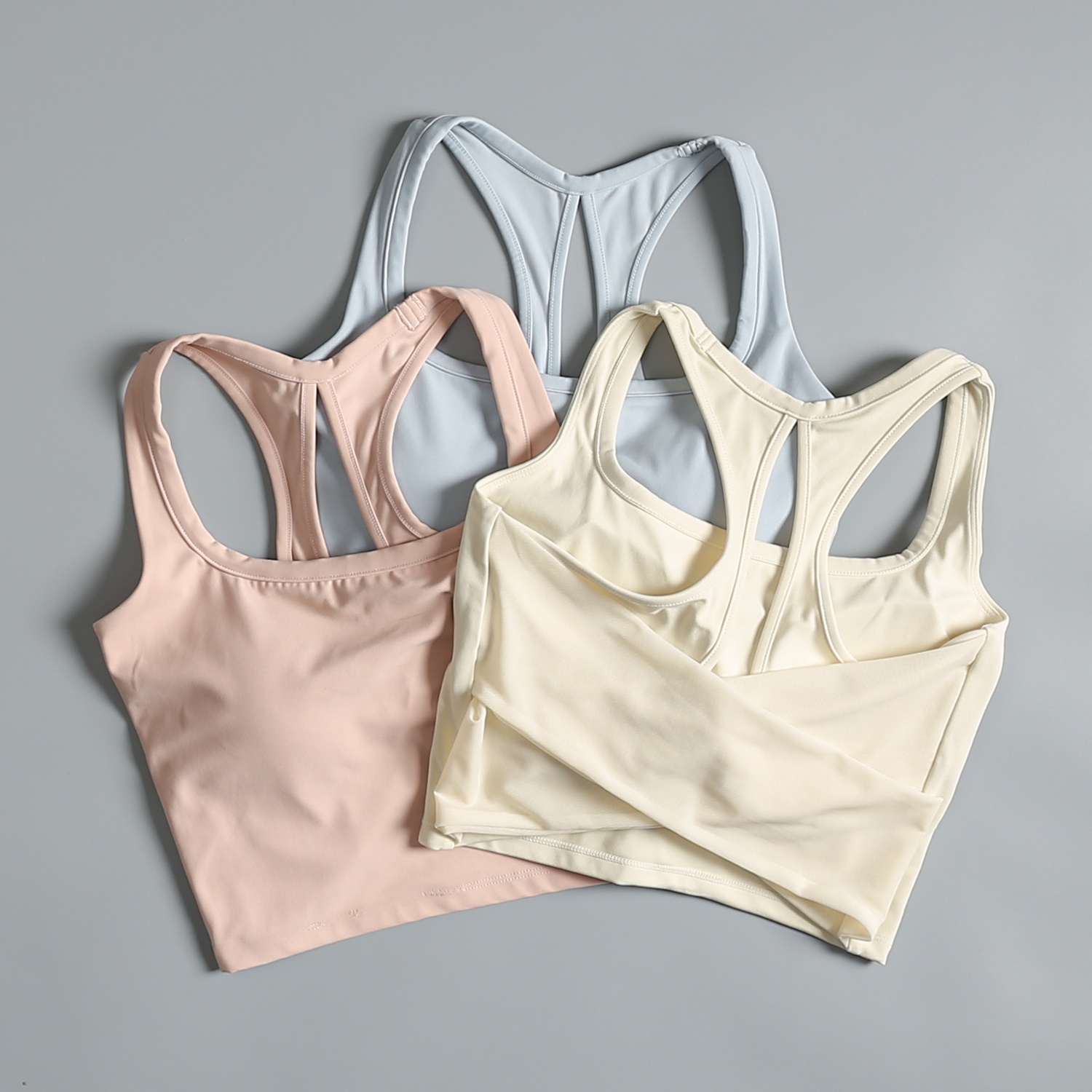 Quick Dry Underwear - 女性用スポーツブラトップ 速乾性ランニングベスト 一体型スポーツ下着 フィットネス ヨガ ジム