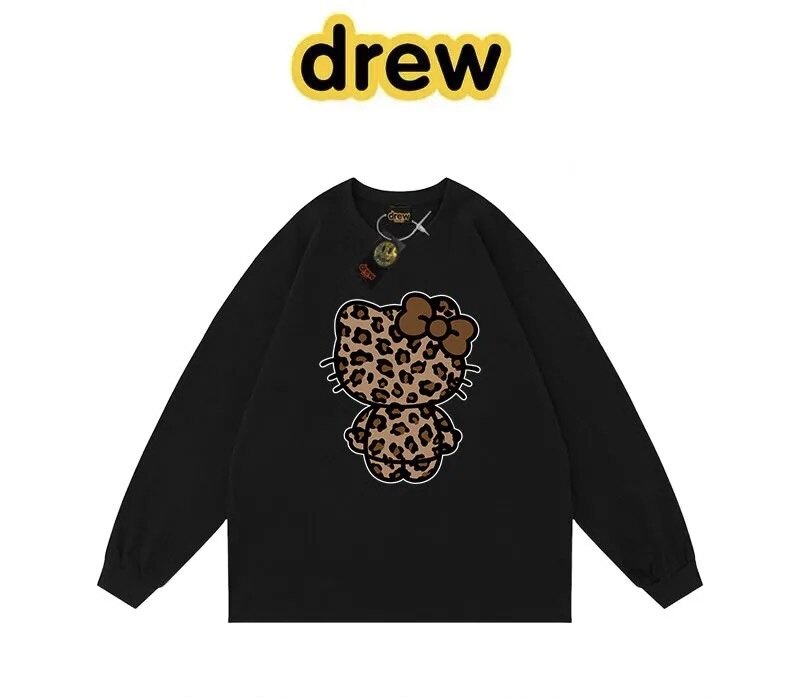 ドリューハウス 猫柄 長袖Tシャツ ユニセックス ヴィンテー - Base Layer Top のレビューと価格