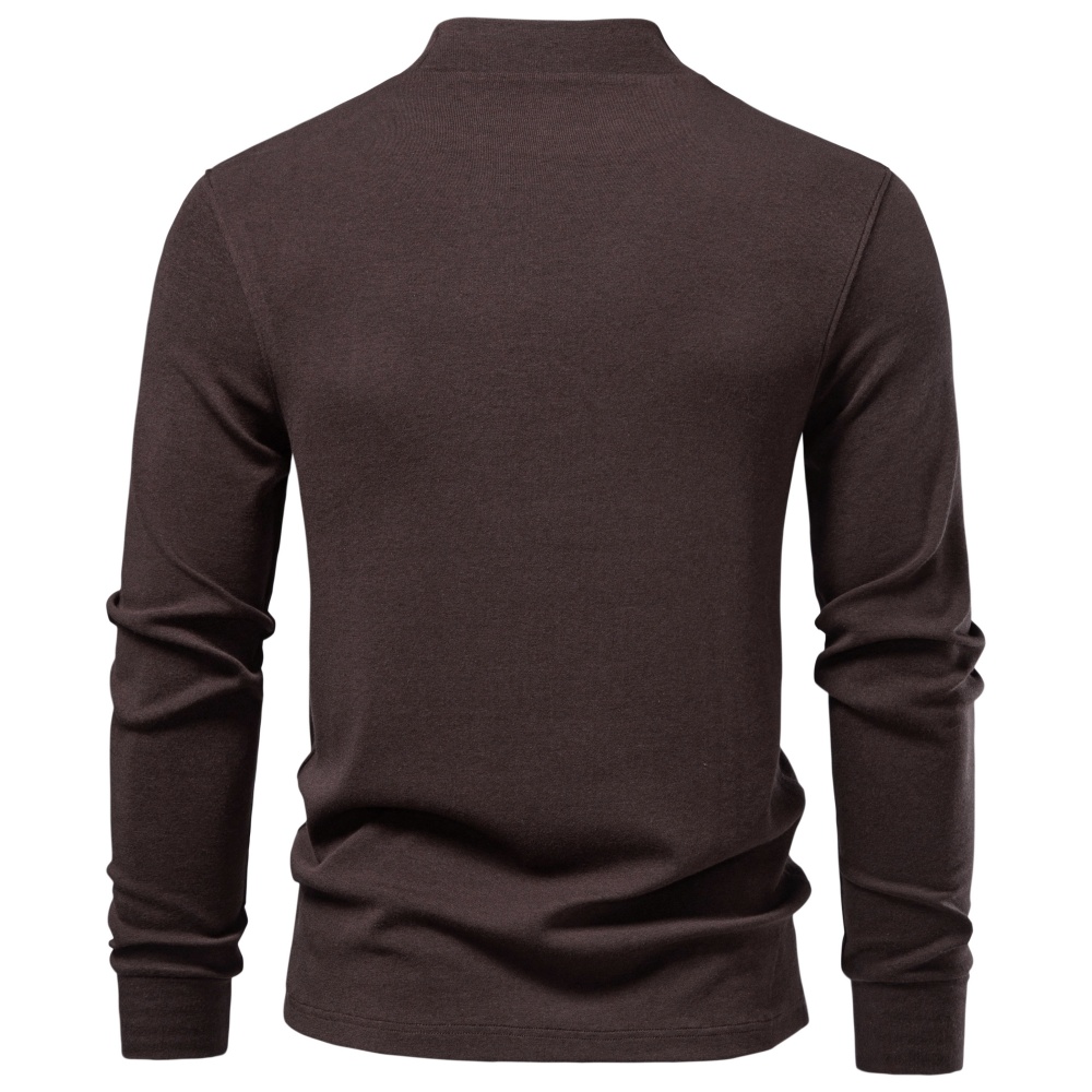 AIOPESON メンズ フェイクカシミヤセーター モックネ - Base Layer Top のレビューと価格