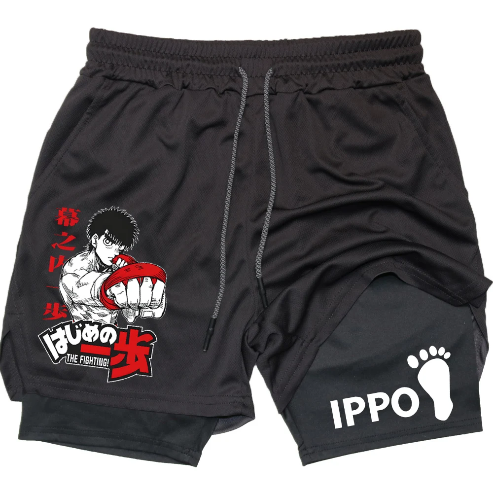 IPPO アニメジムショーツ男性ボクシングゴシックマンガ 2 - Compression Shorts Athletes のレビューと価格