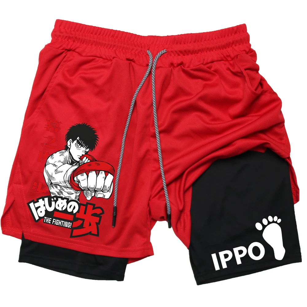 IPPO アニメジムショーツ男性ボクシングゴシックマンガ 2 - Compression Shorts Athletes のレビューと価格