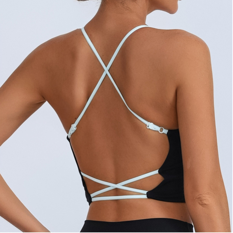 ストラップヨガタンクトップ、美背ヌードフィール、スリムフィッ - Suspender Tank Top のレビューと価格