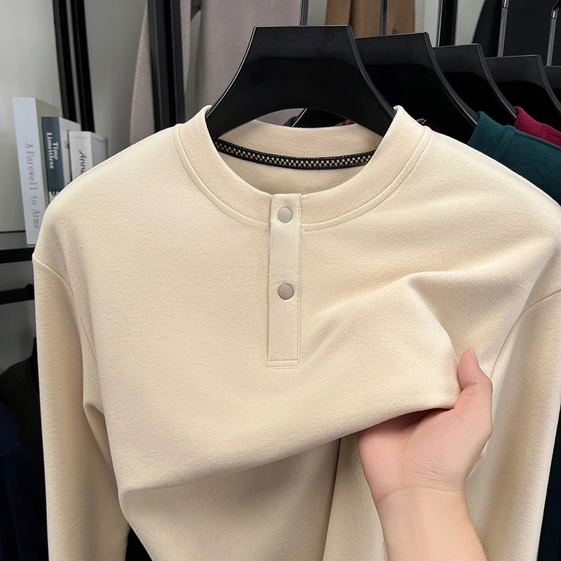 メンズ ルーズフィット ヘンリーネック プルオーバー クルー - Thermal Long John のレビューと価格