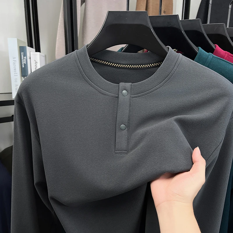 メンズ ルーズフィット ヘンリーネック プルオーバー クルー - Thermal Long John のレビューと価格