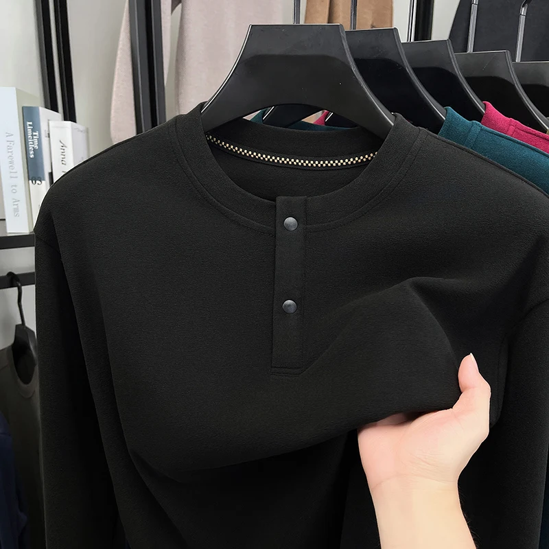 メンズ ルーズフィット ヘンリーネック プルオーバー クルー - Thermal Long John のレビューと価格