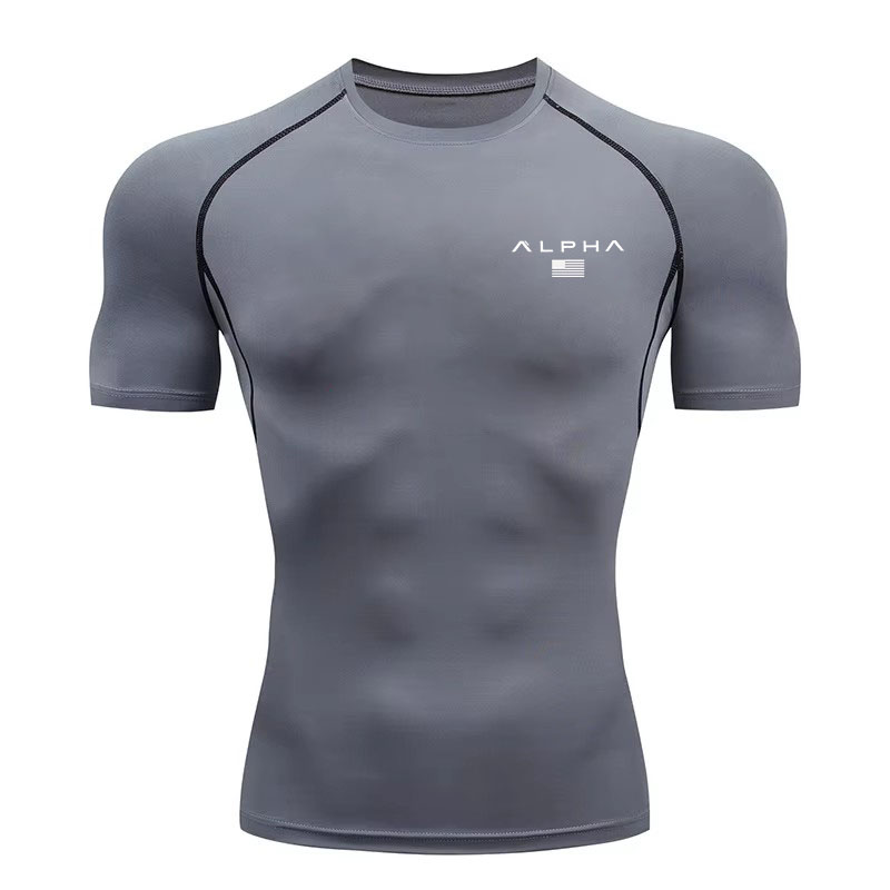 2026年ジムワークアウトラッシュガード メンズ用 アスレチ - Base Layer Top のレビューと価格