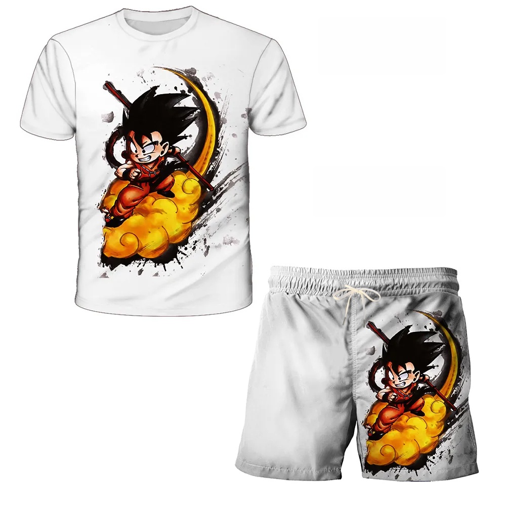 2026年夏 ドラゴンボール キッド悟空 雲柄プリント Tシ - T Shirt Tight Fit のレビューと価格