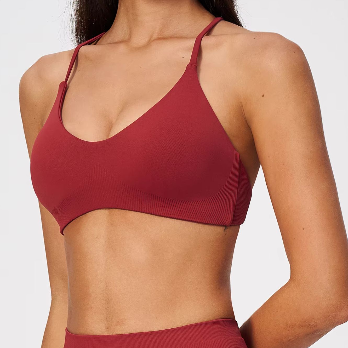 シームレススポーツブラ プッシュアップ ワークアウト ヨガ  - Quick Dry Underwear のレビューと価格