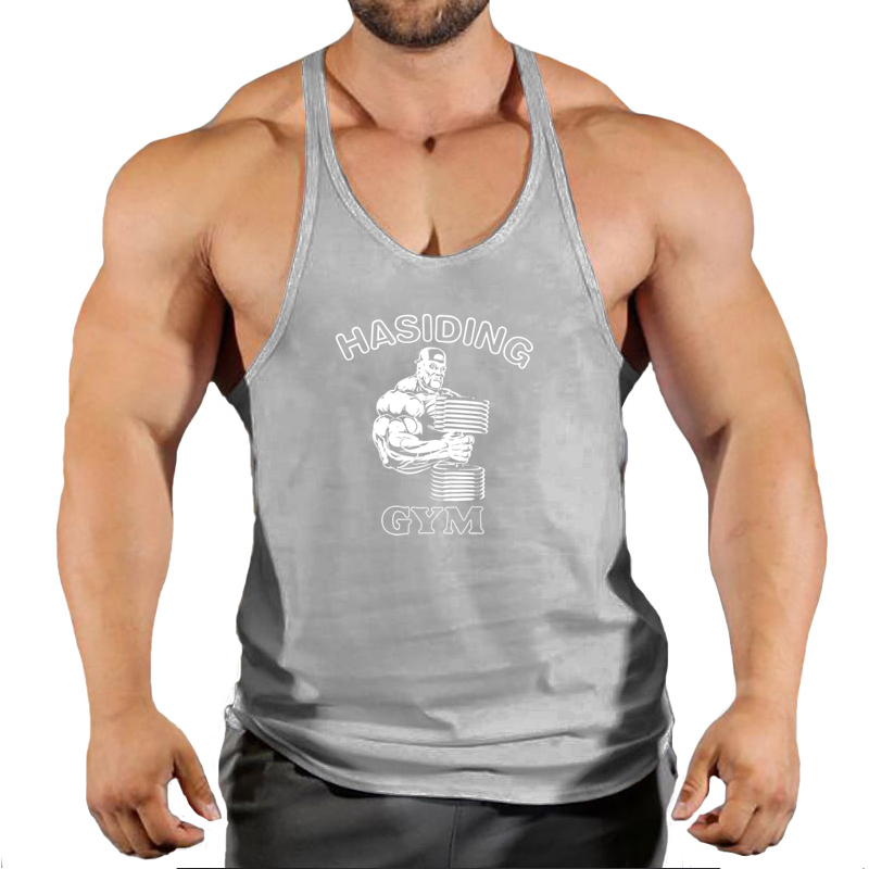 男性用ノースリーブTシャツ,アンダーシャツ,体操服,綿,筋肉 - Sleeveless Undershirt のレビューと価格